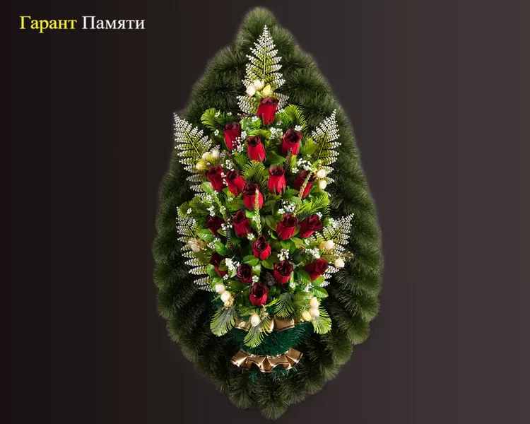 Венок Капля , двойной волан 029